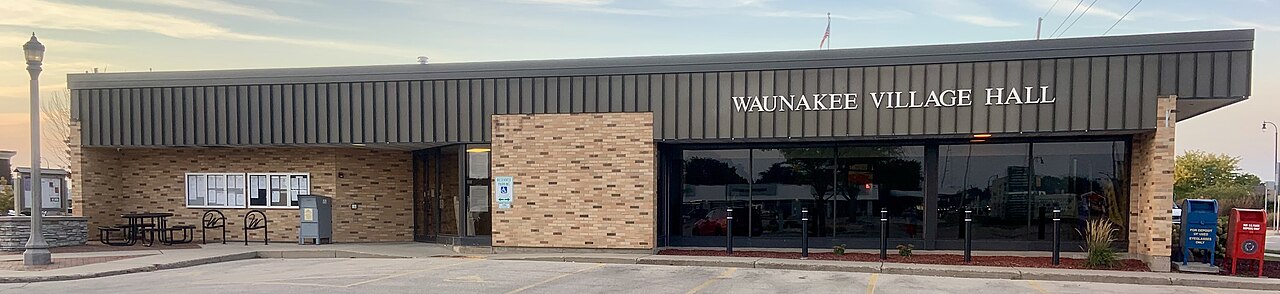 Waunakee Village Hall in Waunakee, Wisconsin